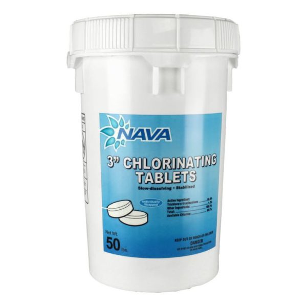 Trichlor 3″ Chlorine Tablets Bucket (125Tablets) Veldon A. Limited